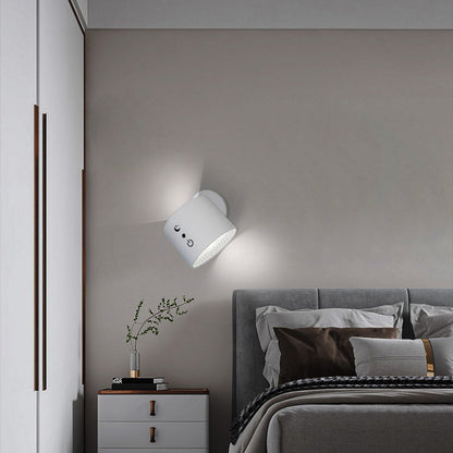 Rechargeable ABS PC LED Wall Sconce Lamp Night Light