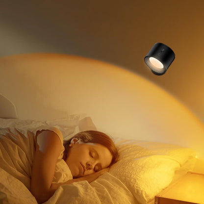 Rechargeable ABS PC LED Wall Sconce Lamp Night Light