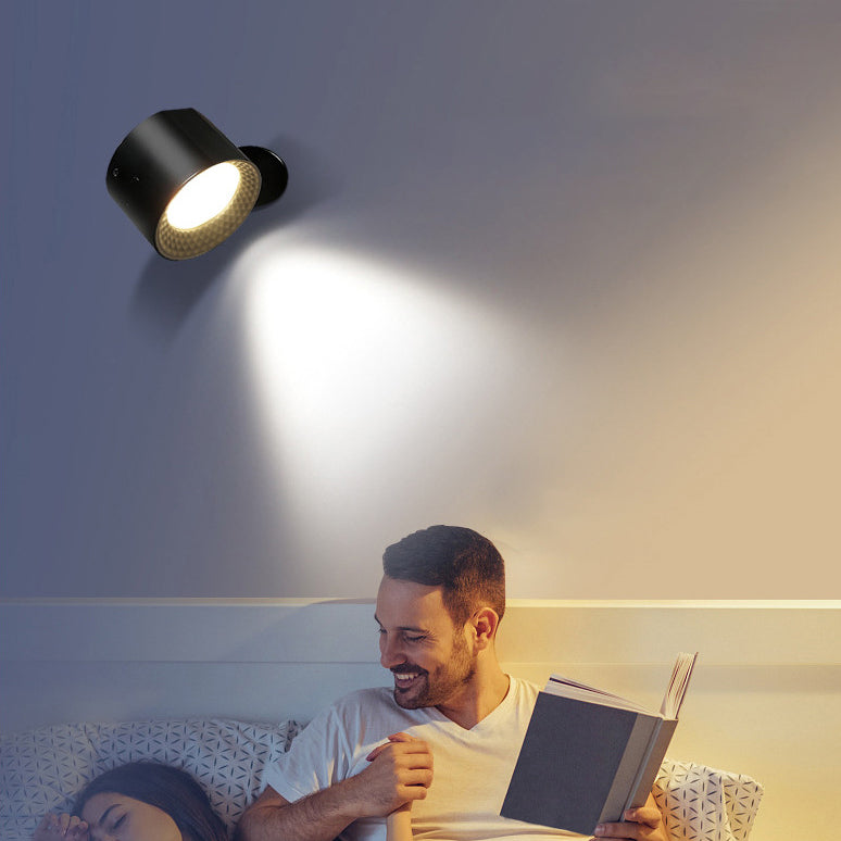 Rechargeable ABS PC LED Wall Sconce Lamp Night Light
