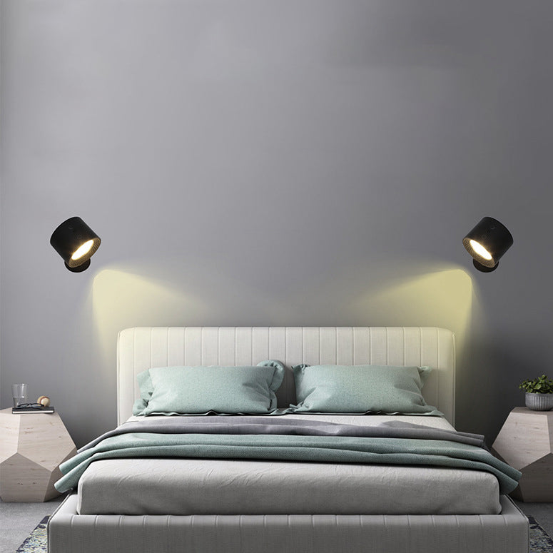 Rechargeable ABS PC LED Wall Sconce Lamp Night Light