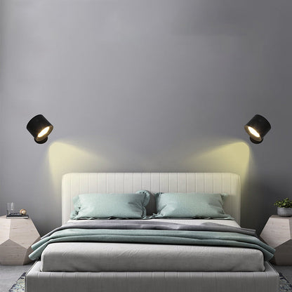Rechargeable ABS PC LED Wall Sconce Lamp Night Light