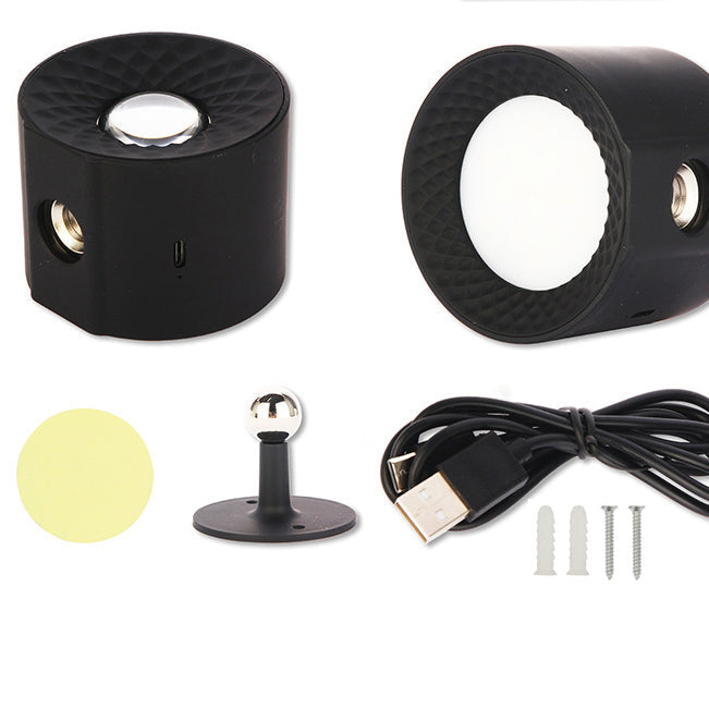 Rechargeable ABS PC LED Wall Sconce Lamp Night Light