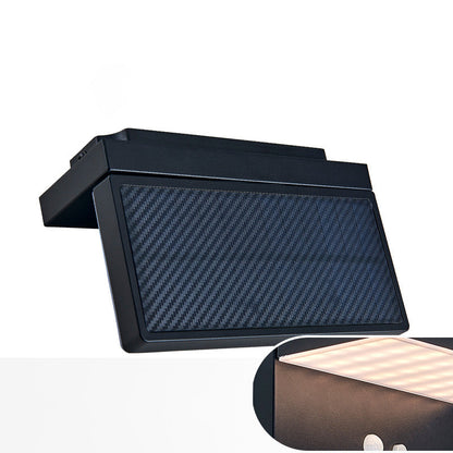 Solar Rectangular Aluminum PC LED Wall Sconce Lamp