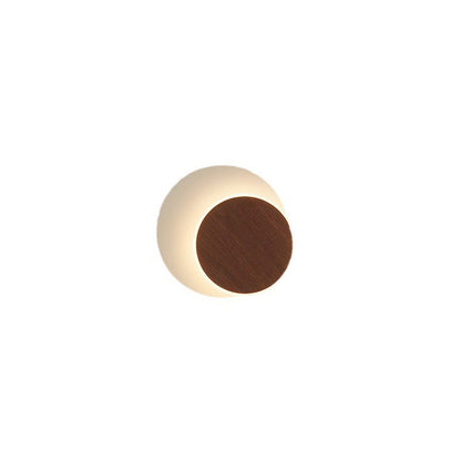 Scandinavian Round Square Rotatable LED Wall Sconce Lamp