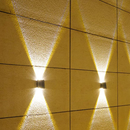 Simplicity Waterproof Rectangular ABS LED Wall Sconce Lamp