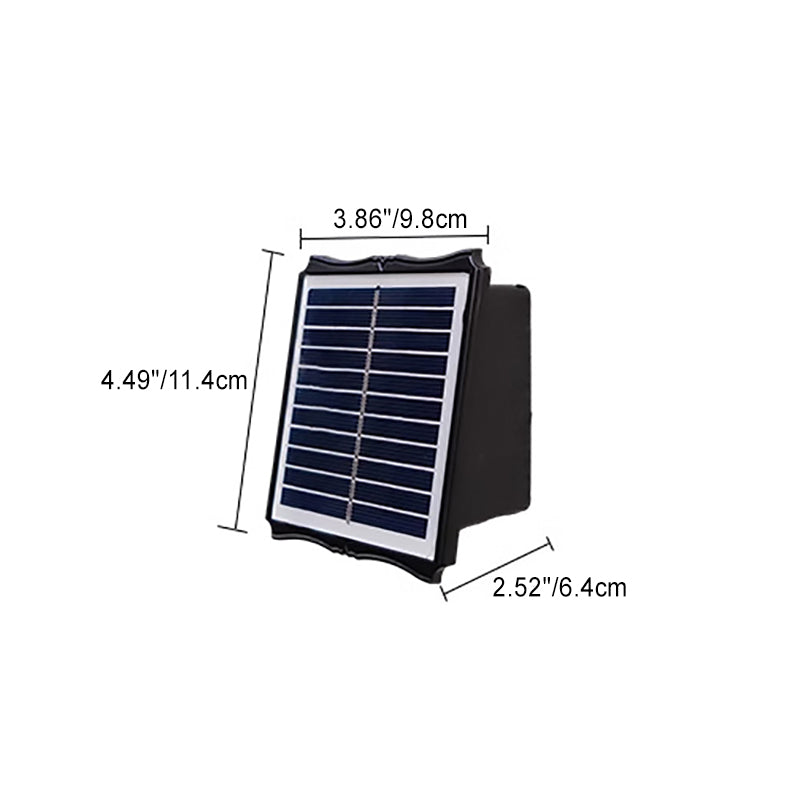 Simplicity Waterproof Rectangular ABS LED Wall Sconce Lamp
