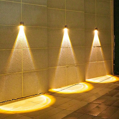 Simplicity Waterproof Rectangular ABS LED Wall Sconce Lamp