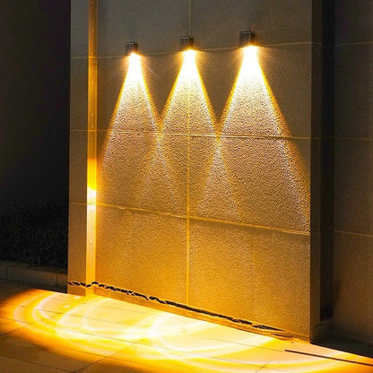 Simplicity Waterproof Rectangular ABS LED Wall Sconce Lamp