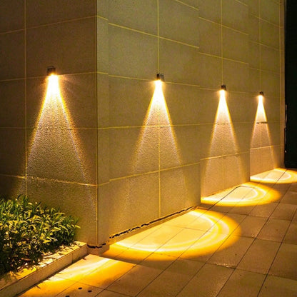 Simplicity Waterproof Rectangular ABS LED Wall Sconce Lamp