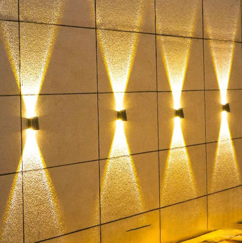 Simplicity Waterproof Rectangular ABS LED Wall Sconce Lamp