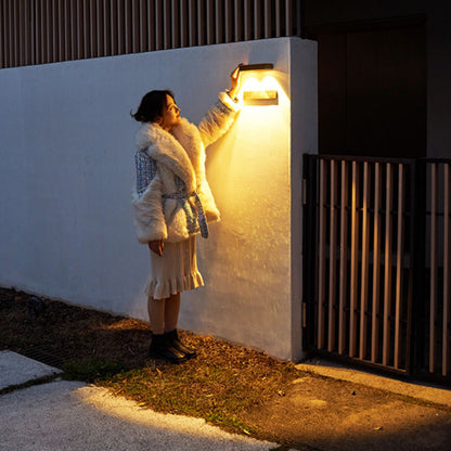 Solar Light Shadow ABS Acrylic LED Wall Sconce Lamp
