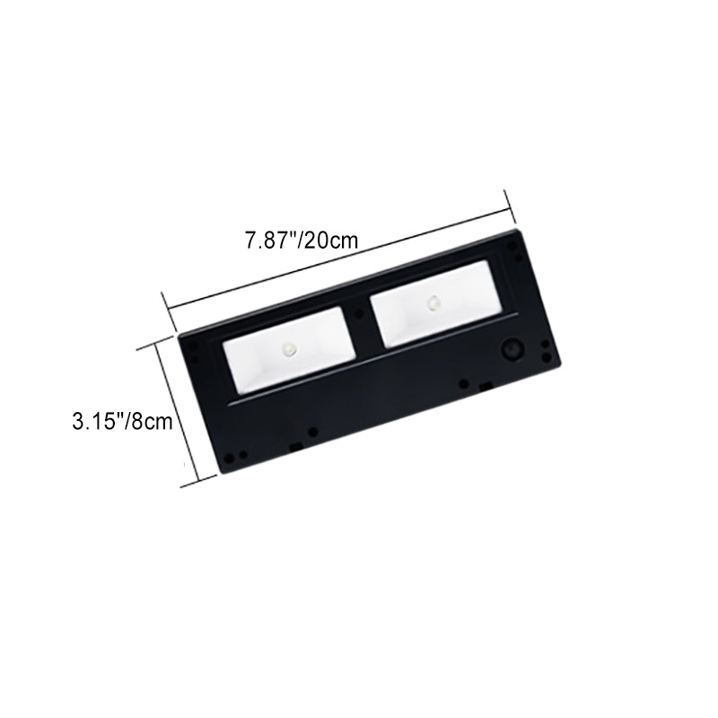 Solar Light Shadow ABS Acrylic LED Wall Sconce Lamp