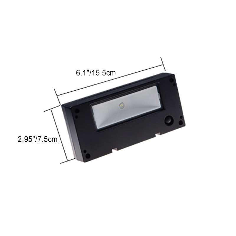 Solar Light Shadow ABS Acrylic LED Wall Sconce Lamp