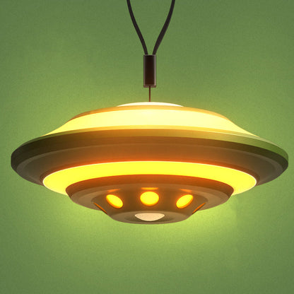 Rechargeable ABS Round UFO LED Wall Sconce Lamp Night Light
