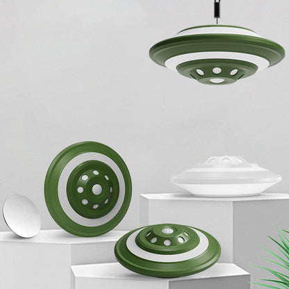 Rechargeable ABS Round UFO LED Wall Sconce Lamp Night Light