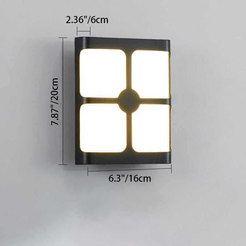 Simplicity Rectangular Geometrical LED Wall Sconce Lamp