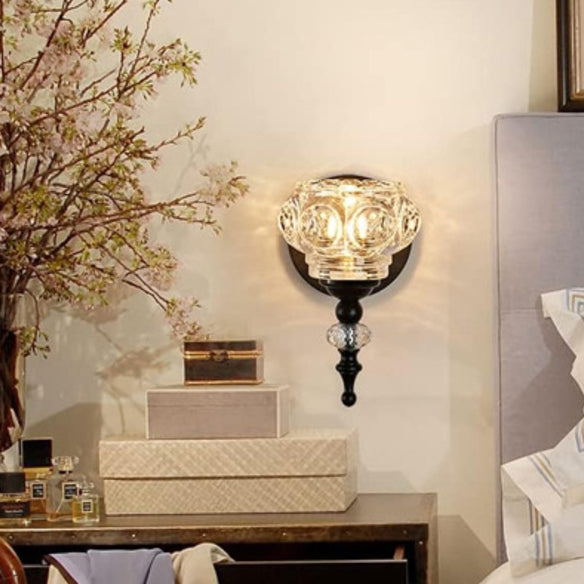 Iron Petal 1/2/3/4 Light Wall Sconce Lamp Vanity Light