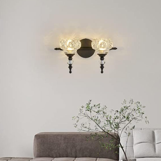 Iron Petal 1/2/3/4 Light Wall Sconce Lamp Vanity Light