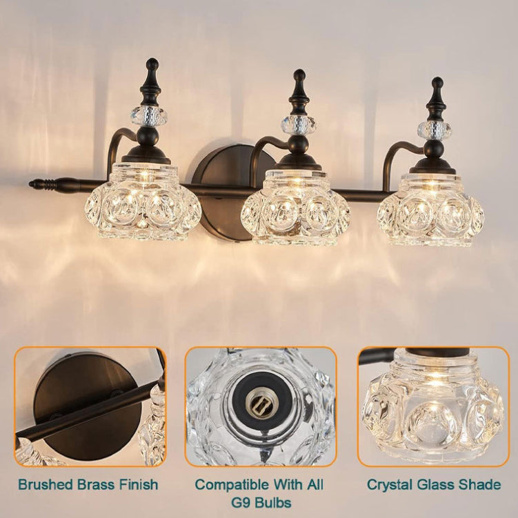 Iron Petal 1/2/3/4 Light Wall Sconce Lamp Vanity Light