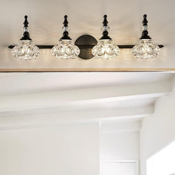 Iron Petal 1/2/3/4 Light Wall Sconce Lamp Vanity Light