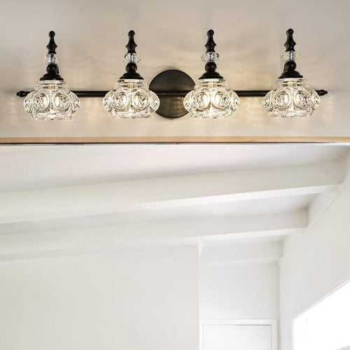 Iron Petal 1/2/3/4 Light Wall Sconce Lamp Vanity Light