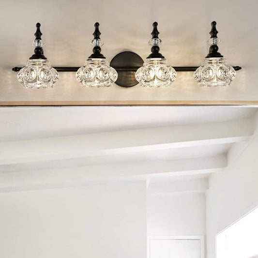 Iron Petal 1/2/3/4 Light Wall Sconce Lamp Vanity Light