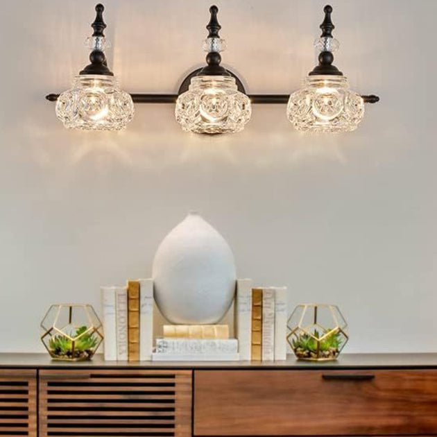 Iron Petal 1/2/3/4 Light Wall Sconce Lamp Vanity Light