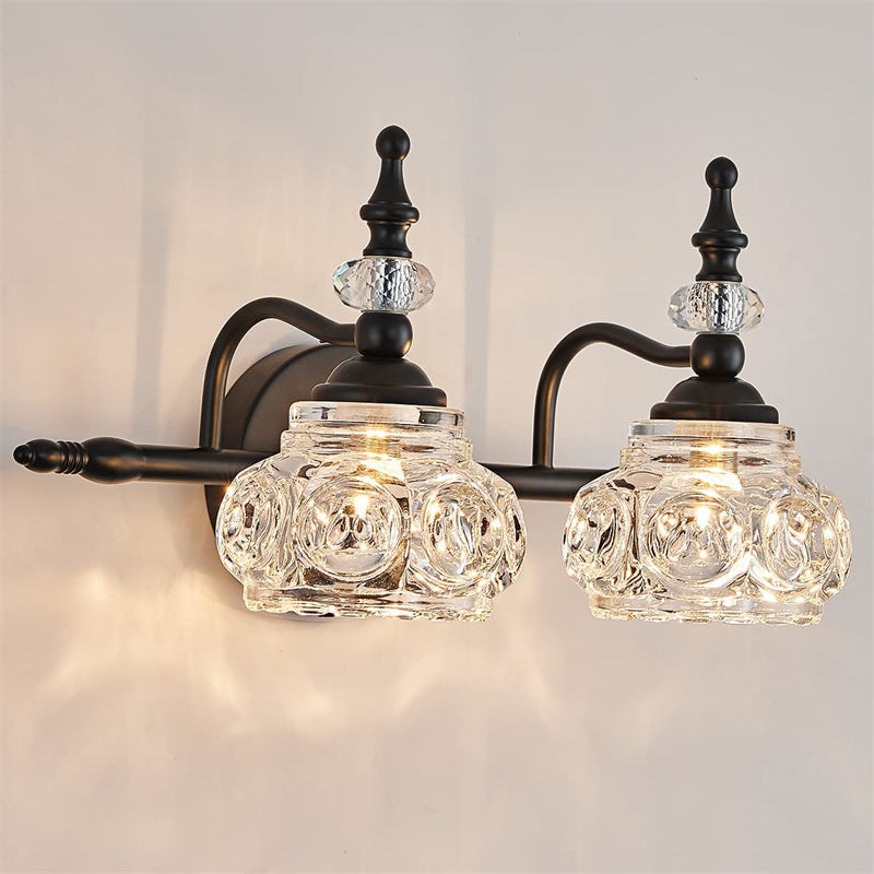 Iron Petal 1/2/3/4 Light Wall Sconce Lamp Vanity Light