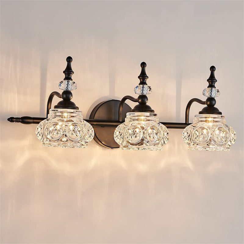 Iron Petal 1/2/3/4 Light Wall Sconce Lamp Vanity Light