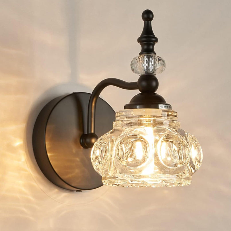 Iron Petal 1/2/3/4 Light Wall Sconce Lamp Vanity Light