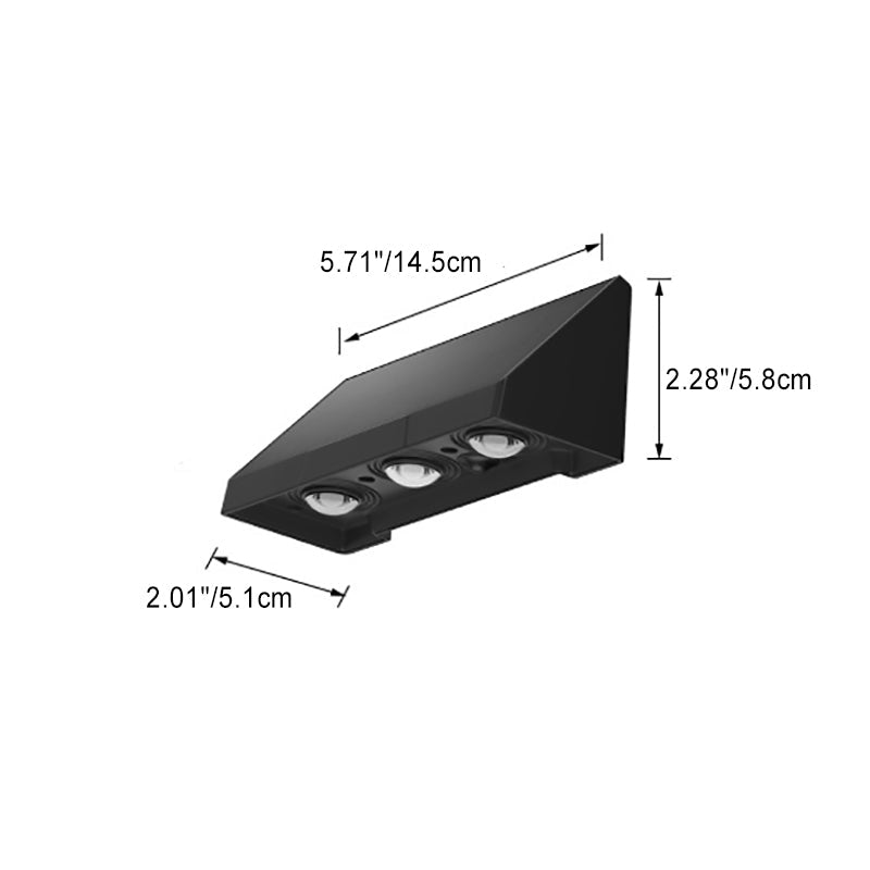 Simplicity ABS PMMA Rectangular LED Wall Sconce Lamp