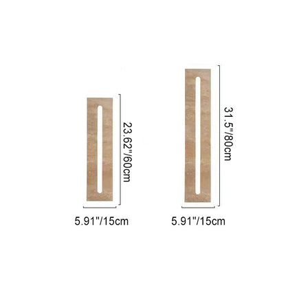 Waterproof Acrylic Rectangular Strip LED Wall Sconce Lamp