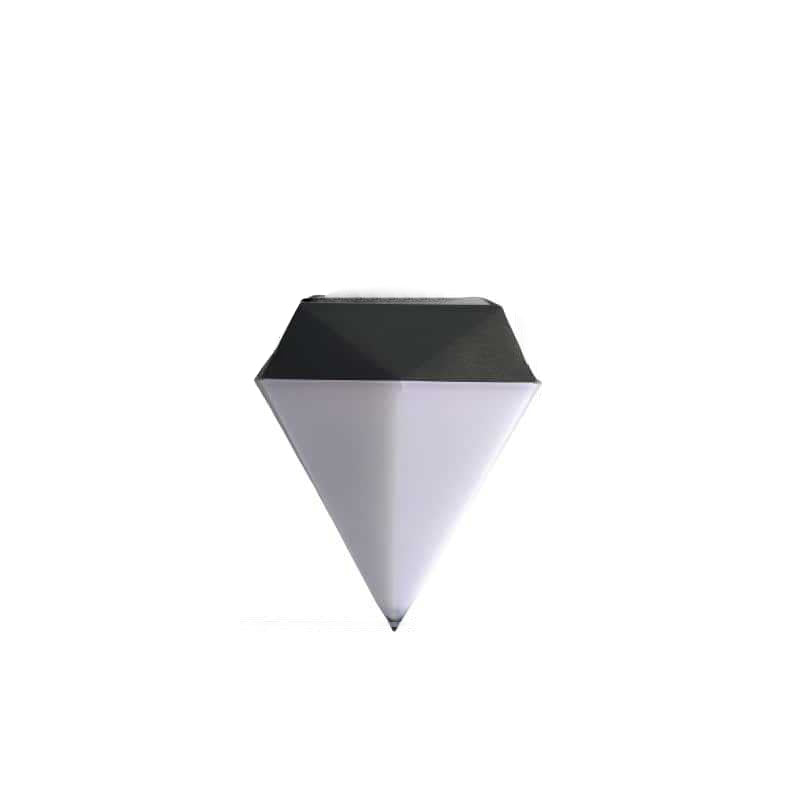 Creative Solar Waterproof PP Diamond LED Wall Sconce Lamp