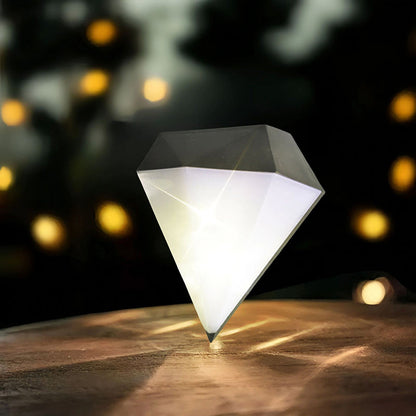 Creative Solar Waterproof PP Diamond LED Wall Sconce Lamp