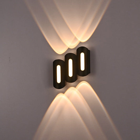Simplicity Waterproof Aluminum Strip LED Wall Sconce Lamp