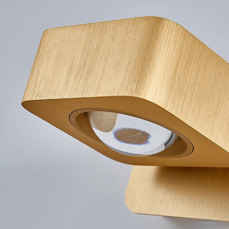 Minimalist Aluminum Square Rotatable LED Wall Sconce Lamp