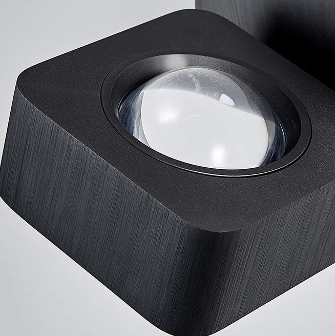 Minimalist Aluminum Square Rotatable LED Wall Sconce Lamp