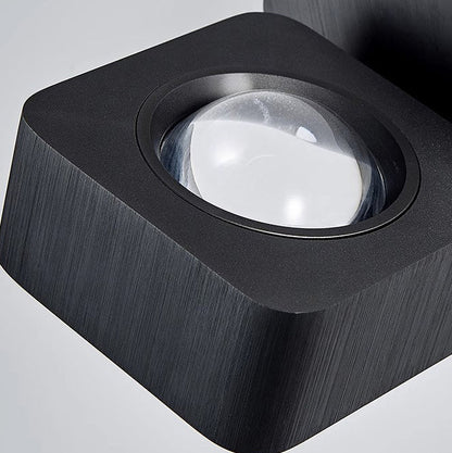Minimalist Aluminum Square Rotatable LED Wall Sconce Lamp