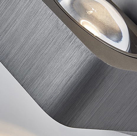 Minimalist Aluminum Square Rotatable LED Wall Sconce Lamp