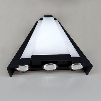 Simplicity Aluminum Acrylic Triangle LED Wall Sconce Lamp