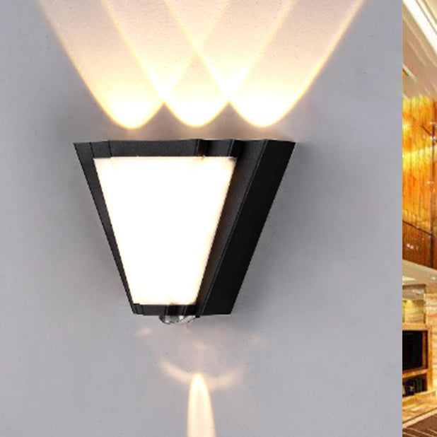 Simplicity Aluminum Acrylic Triangle LED Wall Sconce Lamp