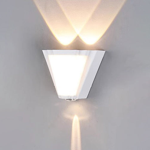 Simplicity Aluminum Acrylic Triangle LED Wall Sconce Lamp