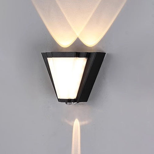 Simplicity Aluminum Acrylic Triangle LED Wall Sconce Lamp
