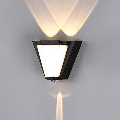 Simplicity Aluminum Acrylic Triangle LED Wall Sconce Lamp
