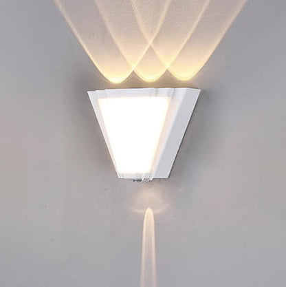 Simplicity Aluminum Acrylic Triangle LED Wall Sconce Lamp