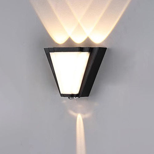 Simplicity Aluminum Acrylic Triangle LED Wall Sconce Lamp