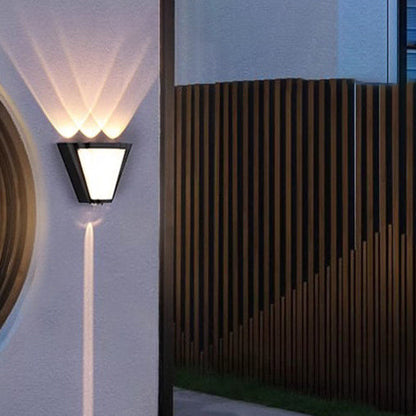 Simplicity Aluminum Acrylic Triangle LED Wall Sconce Lamp