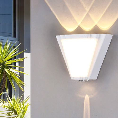 Simplicity Aluminum Acrylic Triangle LED Wall Sconce Lamp