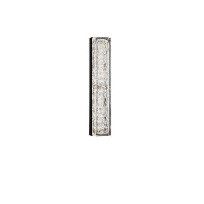 Copper Resin Rectangular Gold Foil LED Wall Sconce Lamp