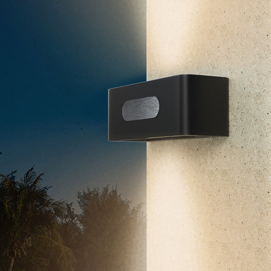 Solar Up And Down Light Control LED Wall Sconce Lamp